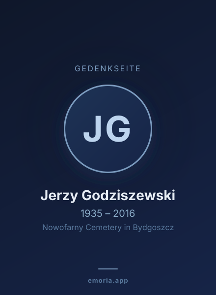 Gedenkportrait von Jerzy Godziszewski