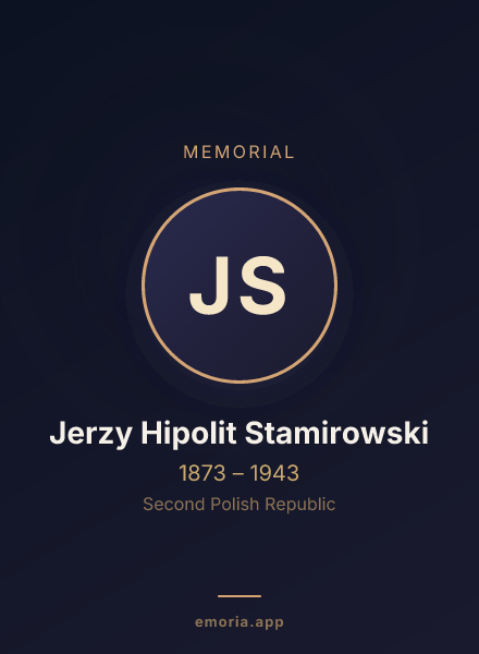 Memorial portrait of Jerzy Hipolit Stamirowski