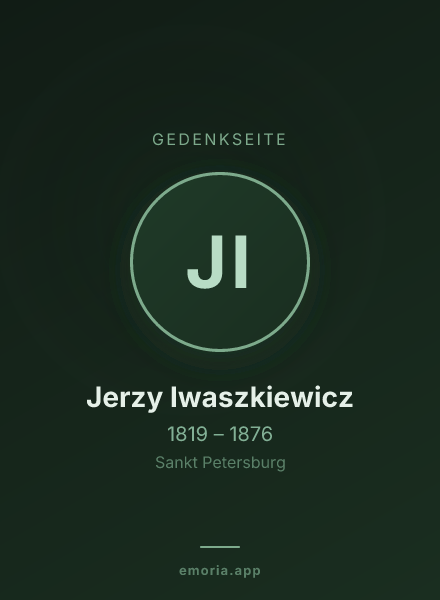 Gedenkportrait von Jerzy Iwaszkiewicz