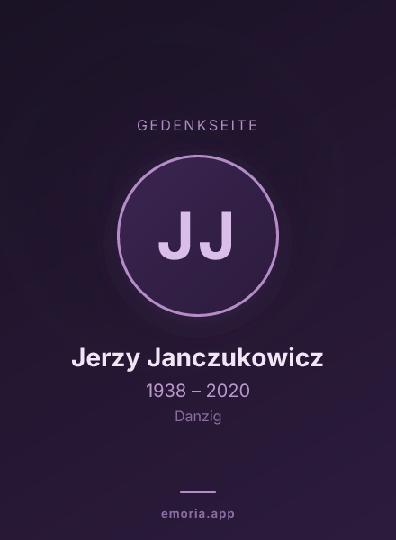 Gedenkportrait von Jerzy Janczukowicz