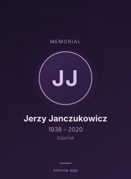Memorial portrait of Jerzy Janczukowicz