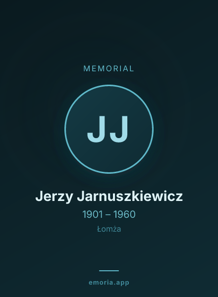 Memorial portrait of Jerzy Jarnuszkiewicz