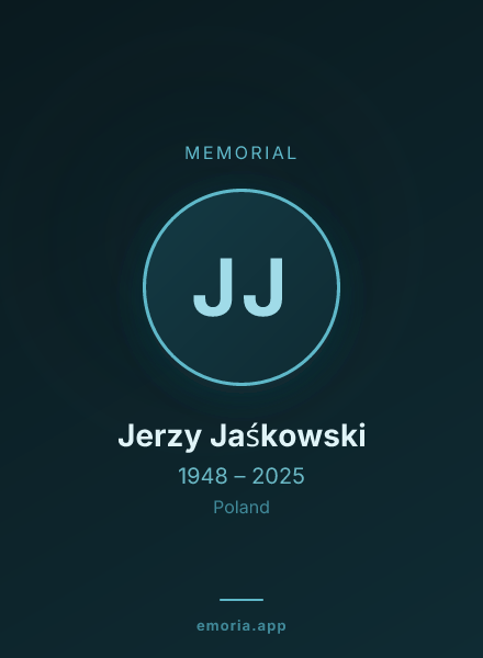 Memorial portrait of Jerzy Jaśkowski
