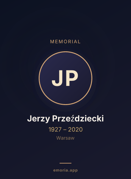 Memorial portrait of Jerzy Przeździecki