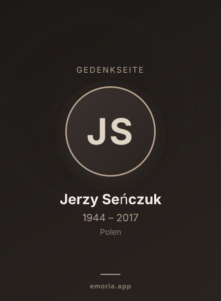 Gedenkportrait von Jerzy Seńczuk
