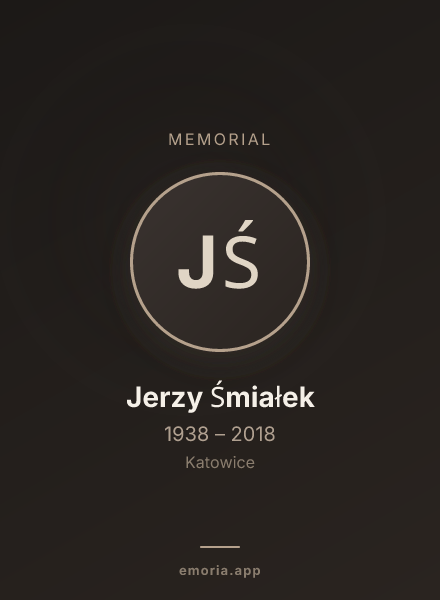 Memorial portrait of Jerzy Śmiałek