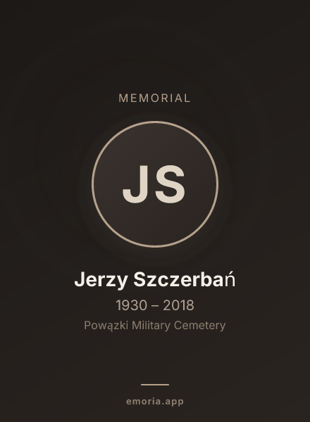 Memorial portrait of Jerzy Szczerbań