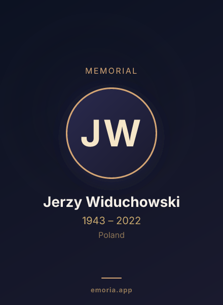 Memorial portrait of Jerzy Widuchowski