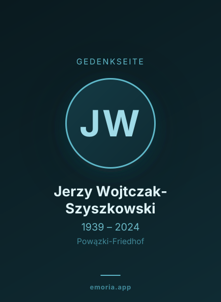 Gedenkportrait von Jerzy Wojtczak-Szyszkowski