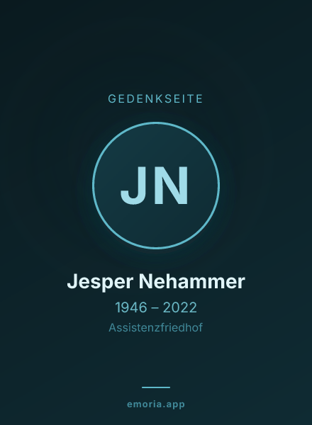 Gedenkportrait von Jesper Nehammer