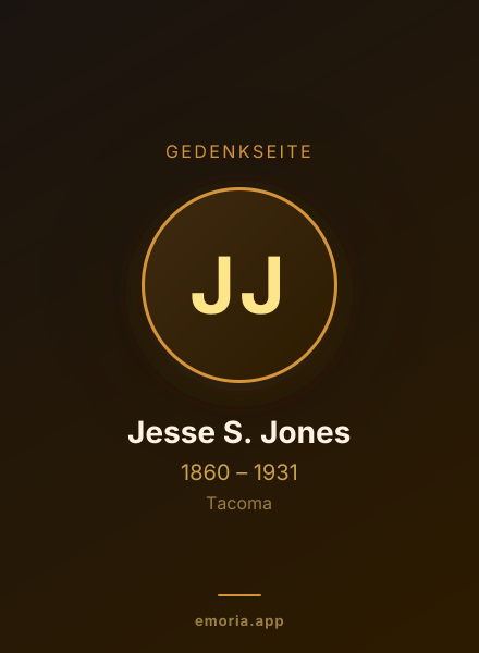 Gedenkportrait von Jesse S. Jones