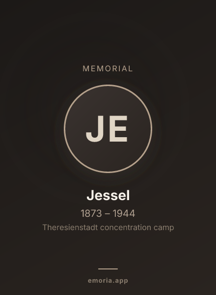 Memorial portrait of Jessel