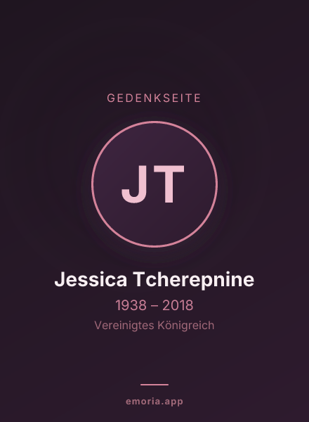 Gedenkportrait von Jessica Tcherepnine