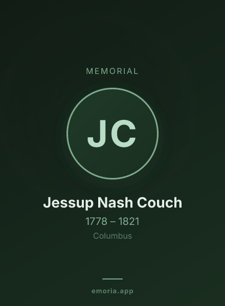 Memorial portrait of Jessup Nash Couch