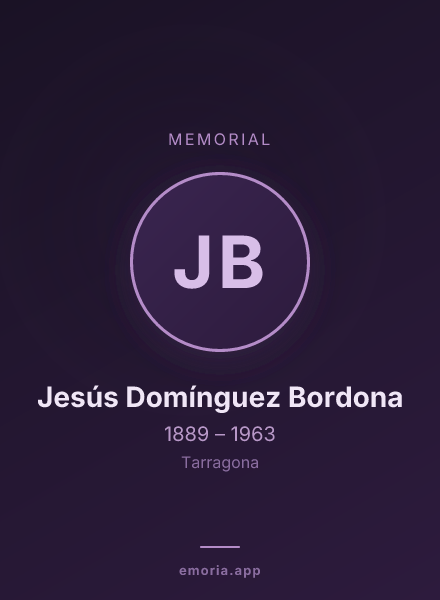 Memorial portrait of Jesús Domínguez Bordona