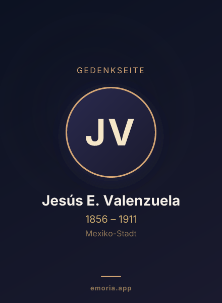 Gedenkportrait von Jesús E. Valenzuela