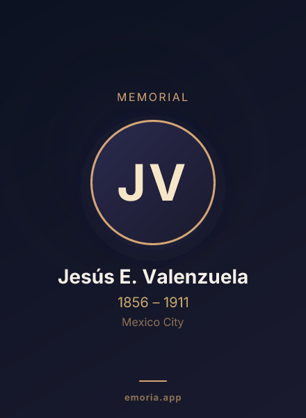 Memorial portrait of Jesús E. Valenzuela