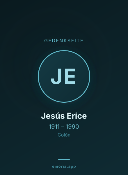 Gedenkportrait von Jesús Erice