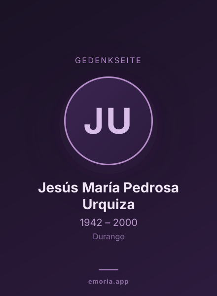 Gedenkportrait von Jesús María Pedrosa Urquiza