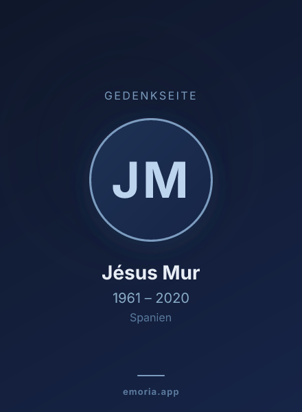 Gedenkportrait von Jésus Mur