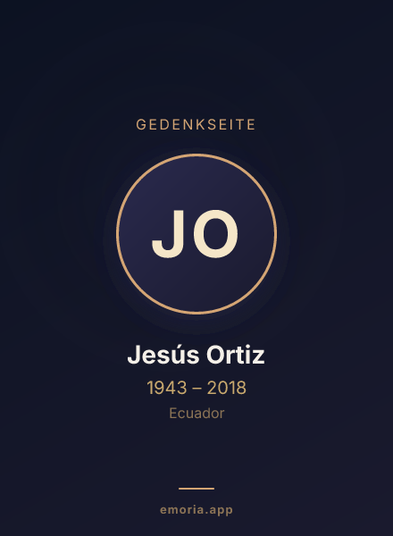 Gedenkportrait von Jesús Ortiz