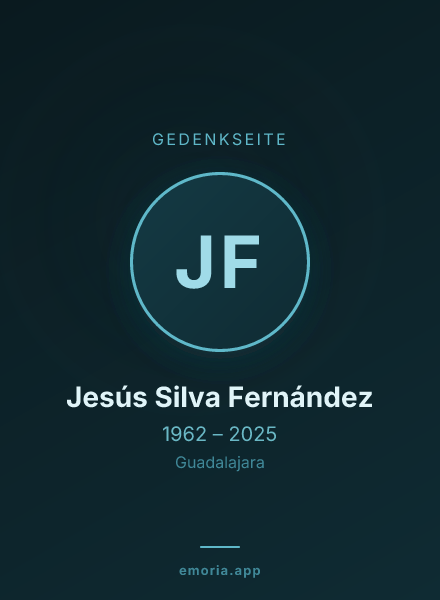 Gedenkportrait von Jesús Silva Fernández