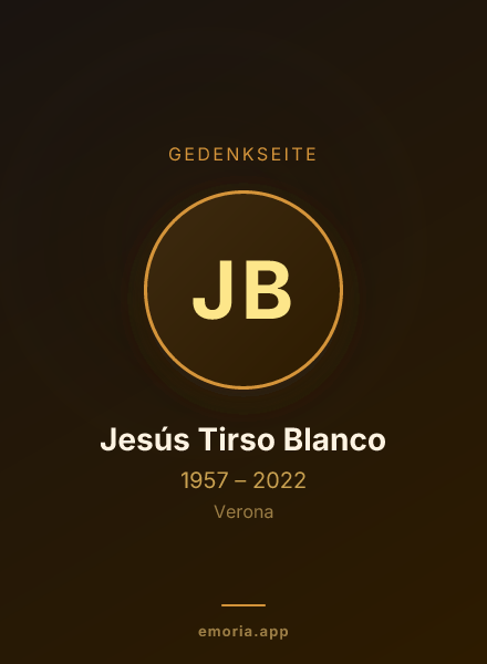 Gedenkportrait von Jesús Tirso Blanco