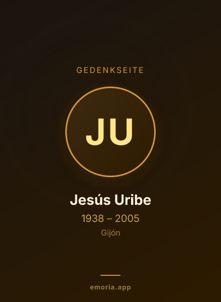 Gedenkportrait von Jesús Uribe