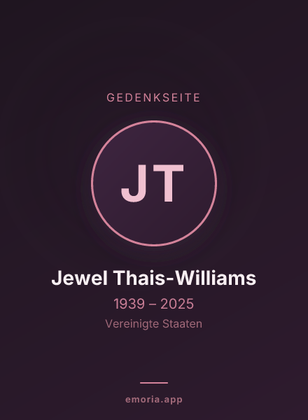 Gedenkportrait von Jewel Thais-Williams