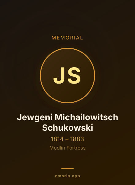 Memorial portrait of Jewgeni Michailowitsch Schukowski