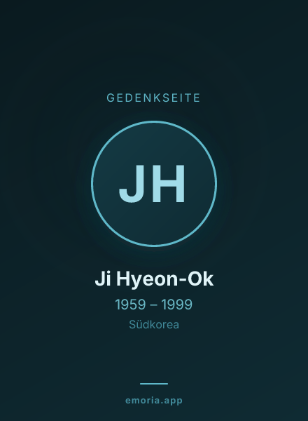 Gedenkportrait von Ji Hyeon-Ok