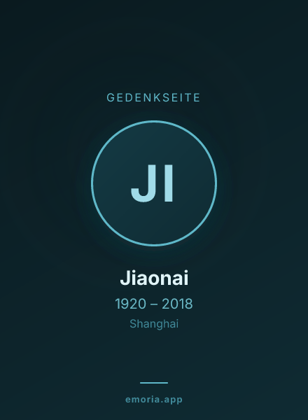 Gedenkportrait von Jiaonai