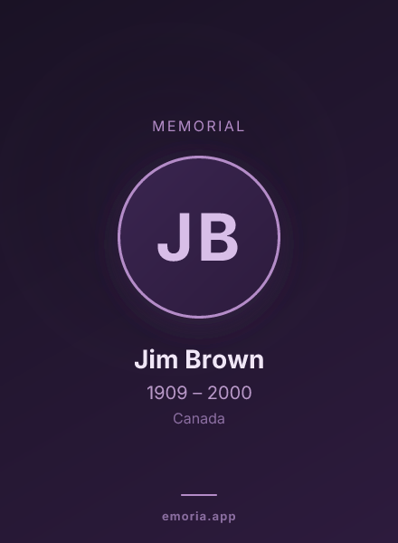 Memorial portrait of Jim Brown