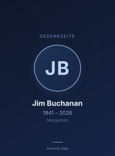 Gedenkportrait von Jim Buchanan