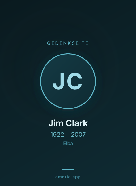 Gedenkportrait von Jim Clark