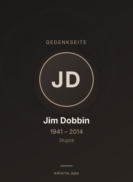 Gedenkportrait von Jim Dobbin
