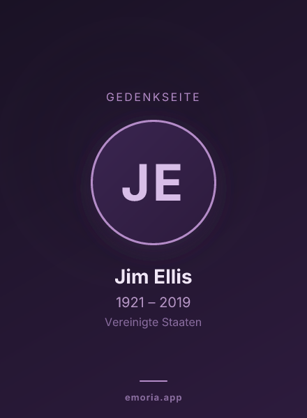 Gedenkportrait von Jim Ellis