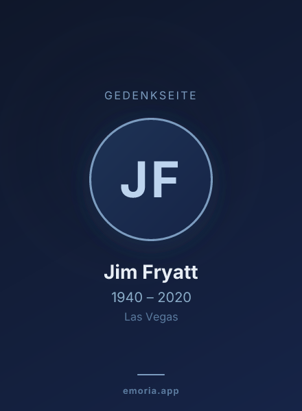 Gedenkportrait von Jim Fryatt