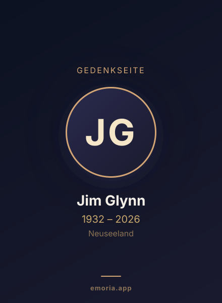 Gedenkportrait von Jim Glynn