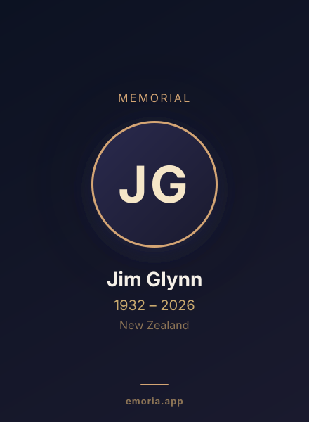 Memorial portrait of Jim Glynn