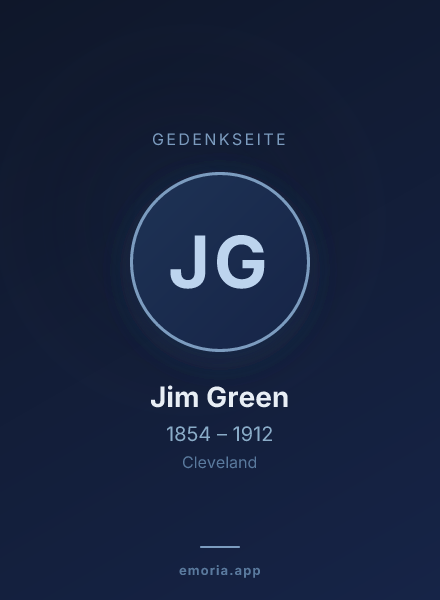 Gedenkportrait von Jim Green