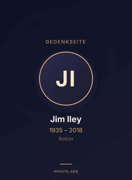 Gedenkportrait von Jim Iley