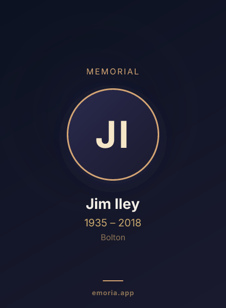 Memorial portrait of Jim Iley