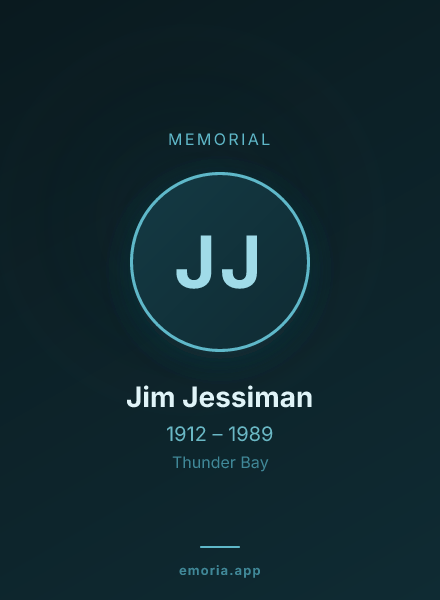 Memorial portrait of Jim Jessiman