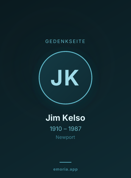 Gedenkportrait von Jim Kelso