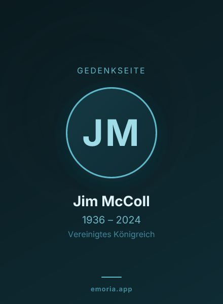 Gedenkportrait von Jim McColl