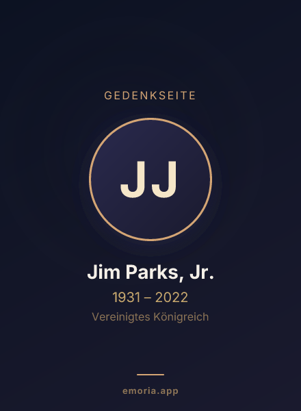 Gedenkportrait von Jim Parks, Jr.