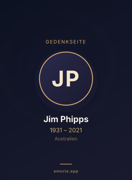Gedenkportrait von Jim Phipps