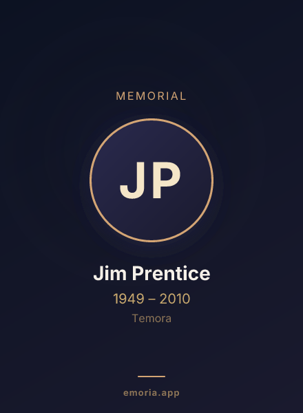 Memorial portrait of Jim Prentice