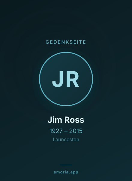Gedenkportrait von Jim Ross